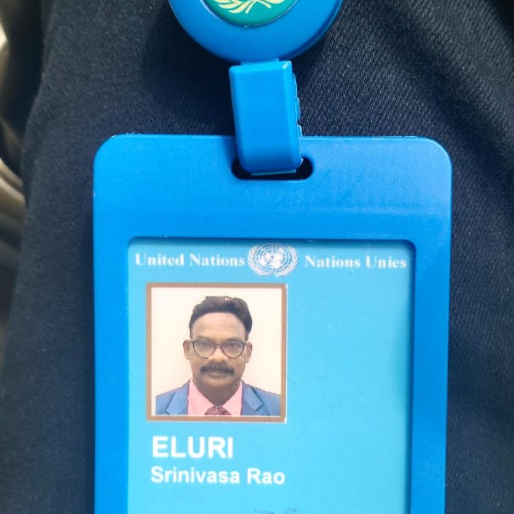 Dr Srinivas Eluri at UN